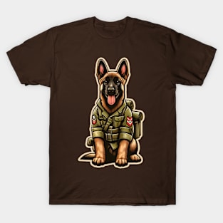 Belgian Malinois Soldier T-Shirt